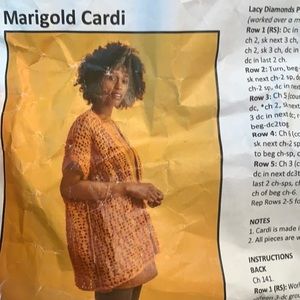 Cardigan Crochet kit from Herschner’s.